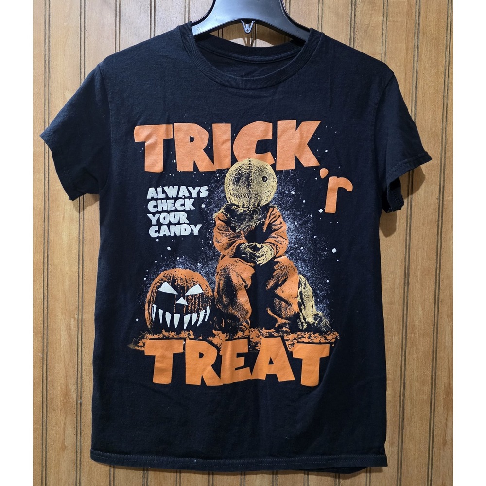 Trick R' Treat‎ Sam T-Shirt Men Sz S Black Ripple Junction Horror Movie Tee